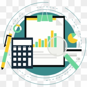Svg Black And White Download Online Payroll Processing - Growth Gdp, HD Png Download - black calculator png