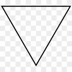 Symbole Triangle Inversé, HD Png Download - perfect triangle png