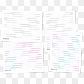Three Eighths Inch Writing Lines With Descender Space - Book, HD Png Download - three lines png