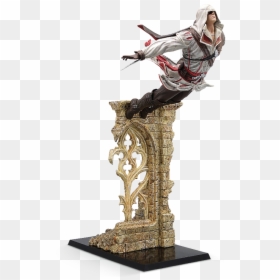 Assassins Creed Leap Of Faith Statue, HD Png Download - assassin's creed ezio png