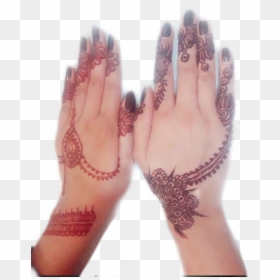 #mehandi #hands #nails - Temporary Tattoo, HD Png Download - mehndi design png