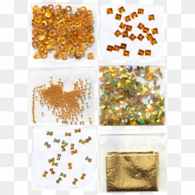 Nail Art Mini Kit - Nail, HD Png Download - gold sprinkles png
