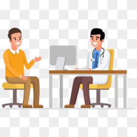 Different Staff, HD Png Download - doctor sitting png