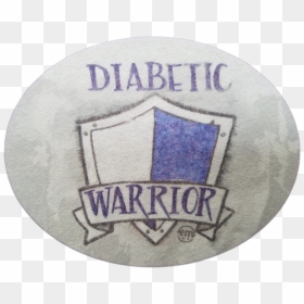 Expressionmed Diabetic Warrior Enlite/guardian Tape"  - Badge, HD Png Download - diabetes ribbon png