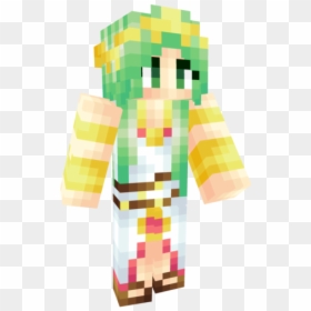 Palutena Minecraft Skin, HD Png Download - palutena png