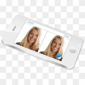 Whiten Teeth In New Or Existing Photos On Your Phone - Smartphone, HD Png Download - white teeth png