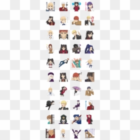 Fate/stay Night [ubw] Line Sticker Gif & Png Pack - Fate Stay Night Ubw Line Sticker Fate, Transparent Png - fate png