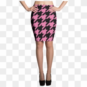 Flame Pencil Skirt, HD Png Download - pink skirt png