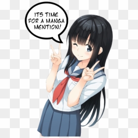 Its Time For A Manga Mention - Yandere Anime School Girl, HD Png Download - kenpachi zaraki png