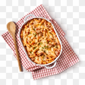 Top View Of Baked Mostaccioli, HD Png Download - food top view png