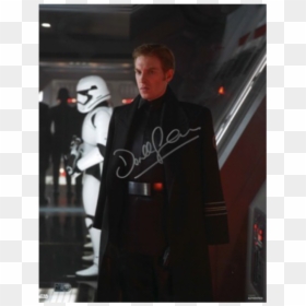 Domhnall Gleeson As General Hux Autographed In Silver - Hux Star Wars 7, HD Png Download - general hux png