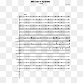 James Morrison Fanfare Sheet, HD Png Download - jim morrison png