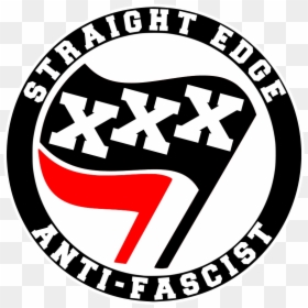 163102 - Straight Edge Anti Fascist, HD Png Download - straight edge png