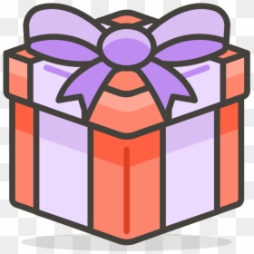 665 Wrapped Gift - Emoji Regalo Png, Transparent Png - gift emoji png