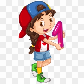 Girl Holding Letter Y, HD Png Download - kindergarten graduation png