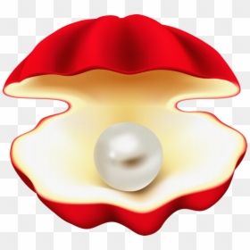 Pearl In A Shell, HD Png Download - hearts clip art png