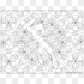 Mew Pokemon Card Coloring Pages, HD Png Download - adult coloring pages png