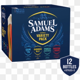 Samuel Adams Summer Variety - Sam Adams Beer, HD Png Download - samuel adams logo png