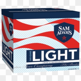 Samuel Adams Light - Box, HD Png Download - samuel adams logo png