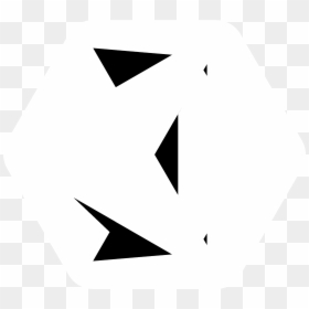 Kraken Logo Black And White - Triangle, HD Png Download - kraken logo png