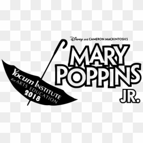 Mary Poppins Jr Clipart, HD Png Download - mary poppins logo png