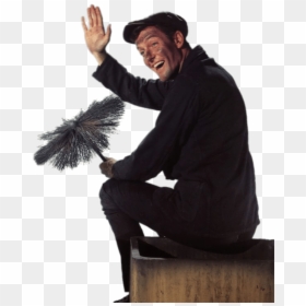 Mary Poppins Dick Van Dyke Chimney Sweep - Dick Van Dyke Mary Poppins Png, Transparent Png - mary poppins logo png