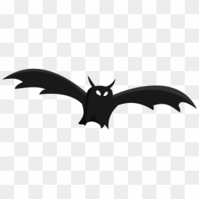 Bat Silhouette Black Animal Png Image - Bat Halloween Logo Transparent, Png Download - bats silhouette png