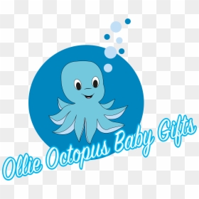 Pin By Baby Gifts - Cartoon, HD Png Download - octopus silhouette png