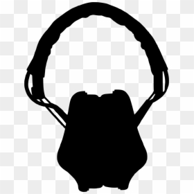 Music, HD Png Download - headphones silhouette png