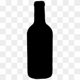 Wine Bottle Silhouette Wall Chalk Board [777983] - Wine Bottle Black Clipart, HD Png Download - bottle silhouette png