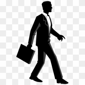Euclidean Vector Silhouette Stock Illustration - Businessman Silhouette Vector Free, HD Png Download - business silhouette png