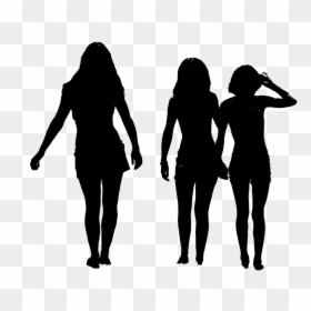 Silhouette Image Clip Art Drawing Photograph - People Silhouette Png S, Transparent Png - girls silhouette png