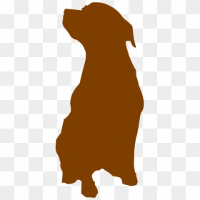 Sitting Dog Silhouette, HD Png Download - corgi silhouette png