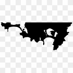 Sint Maarten Silhouette Png, Transparent Png - island silhouette png