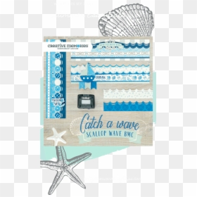 Creative Memories Scallop Border, HD Png Download - nautical border png