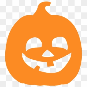 Pumpkin Silhouette Clip Art, HD Png Download - jack o lantern silhouette png
