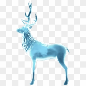 Stag Patronus Sticker - Elk, HD Png Download - patronus png