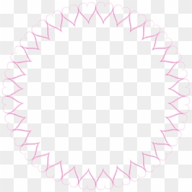 Oval Clipart Pink, HD Png Download - pink ribbon border png