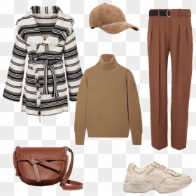 Christian Dior Stripe Cardigan, HD Png Download - santa outfit png