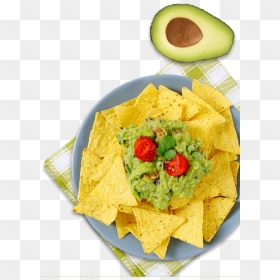Avocado, HD Png Download - nachos con queso png