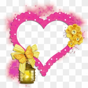 Clipart Hearts Brush Stroke - Love Symbol Frame Png, Transparent Png - brush heart png