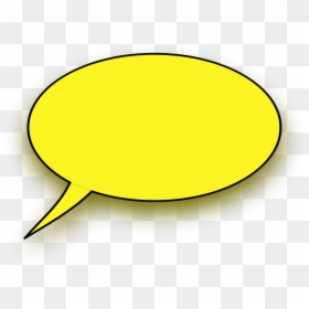 Ive Have A New Home Circle - Word Bubble, HD Png Download - yellow speech bubble png