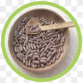 Wooden Bowl Of Pills - Wood, HD Png Download - pills.png