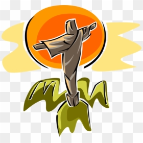 Vector Illustration Of Christ The Redeemer In Rio De - God Clipart, HD Png Download - christ the redeemer png