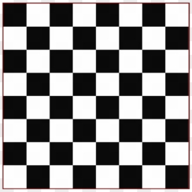 Tile Check Draughts Chess Mosaic - Black And White Checker Board, HD Png Download - king chess png