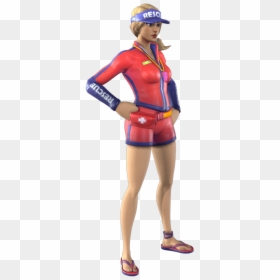 Sun Strider Outfit - Fortnite Lifeguard Png, Transparent Png - hot babe png