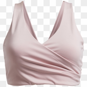 Wrapped Sports Bra, Pale Pink - Active Tank, HD Png Download - pink effect png