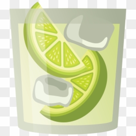 Emoji Limão - Graphic Design, HD Png Download - martini emoji png