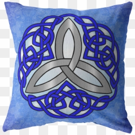 Celtic,celticart,celtic Knot, Celtic Cross,celtic Trinity"  - Cushion, HD Png Download - trinity knot png