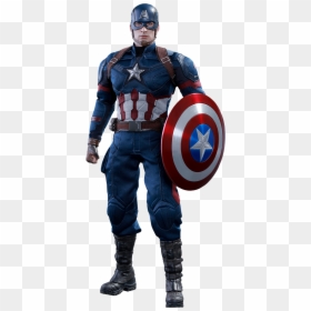 Captain America Civil War Hot Toys, HD Png Download - captain america logo png